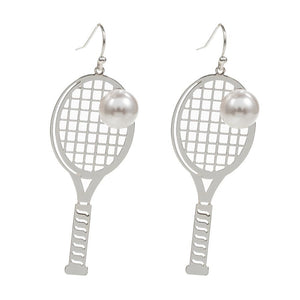 Tennis Racket Drop Earrings