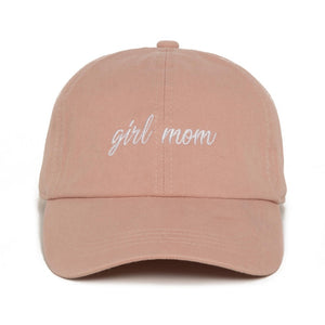 Embroidered Girl Mom Baseball Hat
