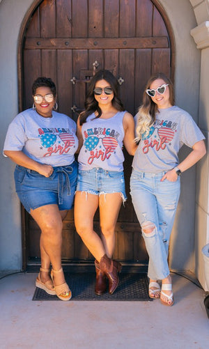 American Girl Patriotic T’s & Tanks