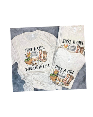 Just A Girl Graphic TShirt