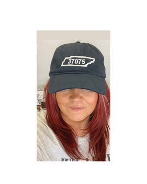 Navy 37075 Embroidered Graphic Hat