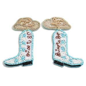 Beaded Bride to Be Cowgirl Boots