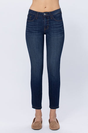 Judy Blue Handsand Mid Rise Jeans